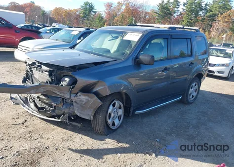 2013 Honda Pilot Lx from USA, damaged, VIN 5FNYF4H23DB069125